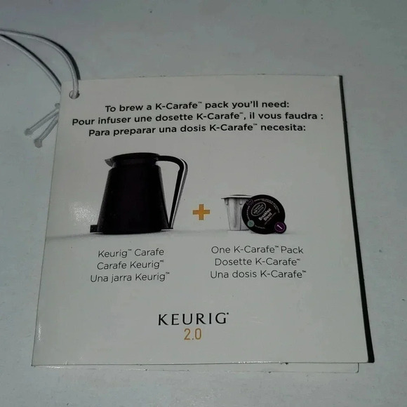 Keurig 2.0 Carafe Pot 32 oz NWT - Picture 2 of 6
